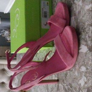 Sam Edelman Rose Suede Stilettos